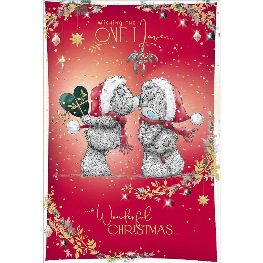 One I Love Me to You Bear Christmas Card