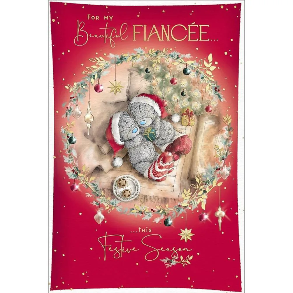 Beautiful Fiancee Me to You Bear Christmas Card