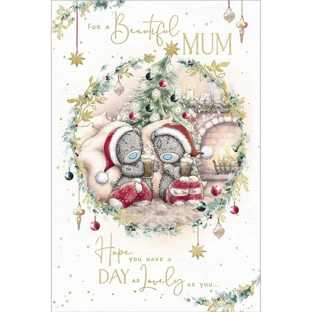 Beautiful Mum Me to You Bear Christmas Card
