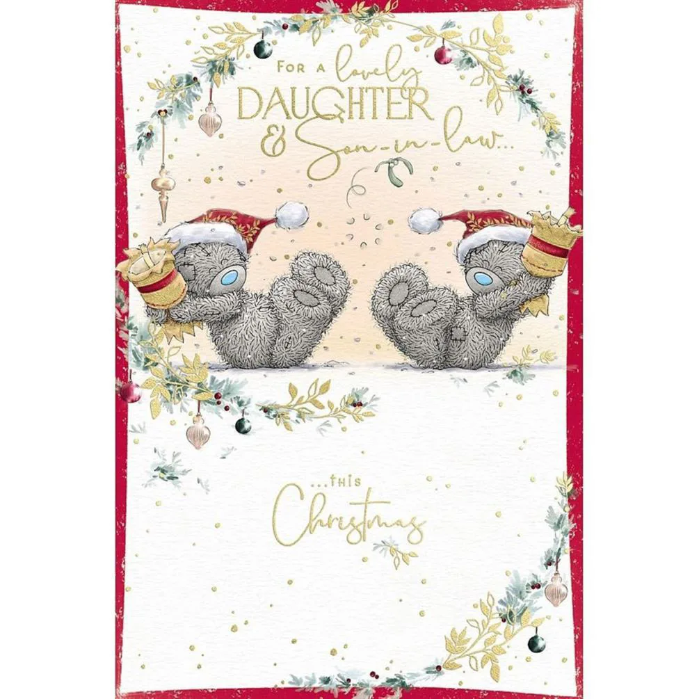 Lovely Daughter & Son in Law Me to You Bear Christmas Card