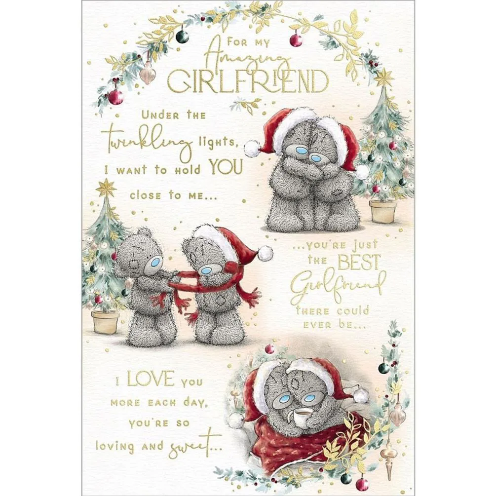 Amazing Girlfriend Verse Me to You Bear Christmas Card