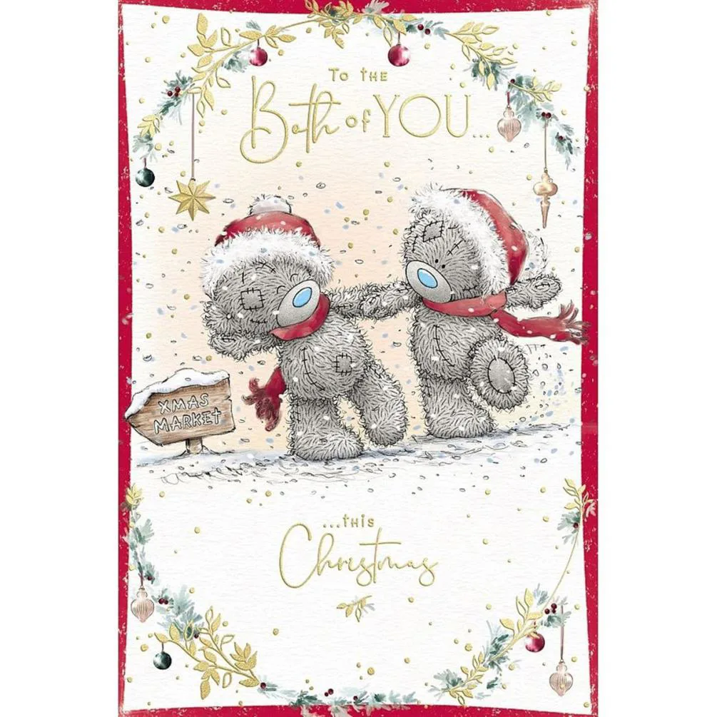 To Both of You Me to You Bear Christmas Card