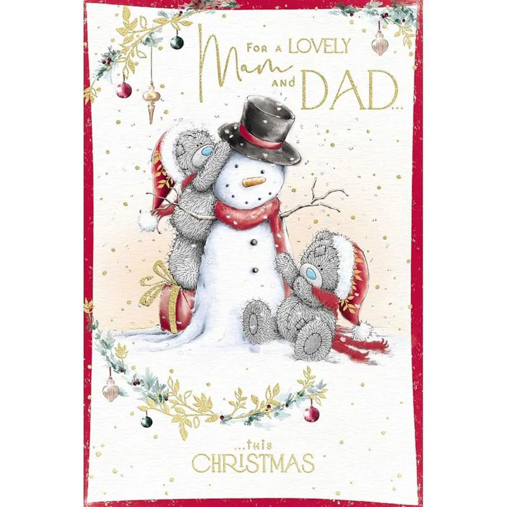 Lovely Mam &amp; Dad Me to You Bear Christmas Card