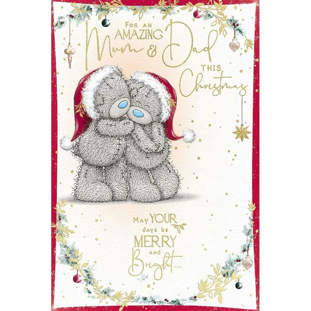 Amazing Mum &amp; Dad Me to You Bear Christmas Card