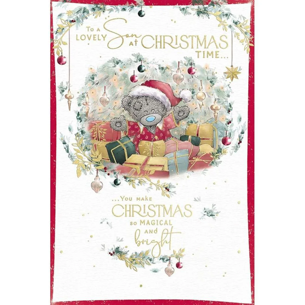 Lovely Son Me to You Bear Christmas Card