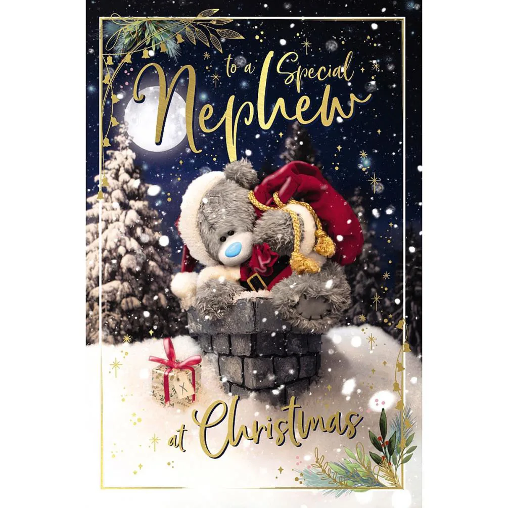 Special Nephew Photo Finish Me to You Bear Christmas Card £2.49