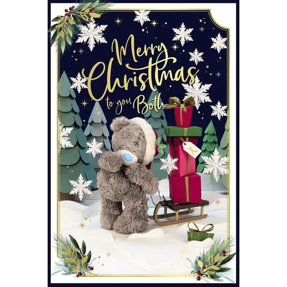 To You Both Photo Finish Me to You Bear Christmas Card