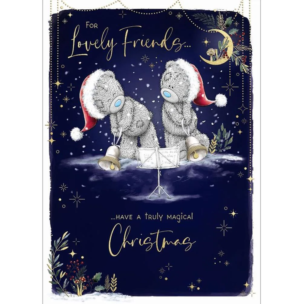 Lovely Friends Me to You Bear Christmas Card