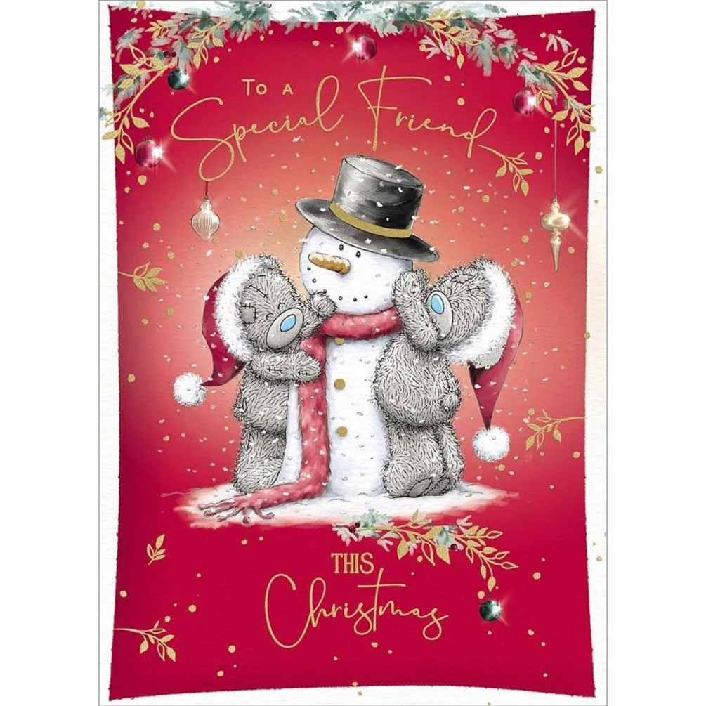 Special Friend Me to You Bear Christmas Card