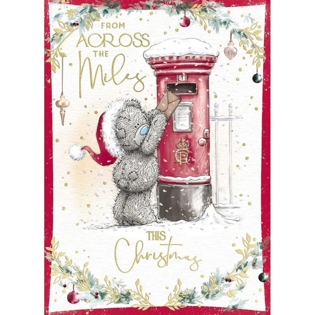 Across The Miles Me to You Bear Christmas Card £1.79