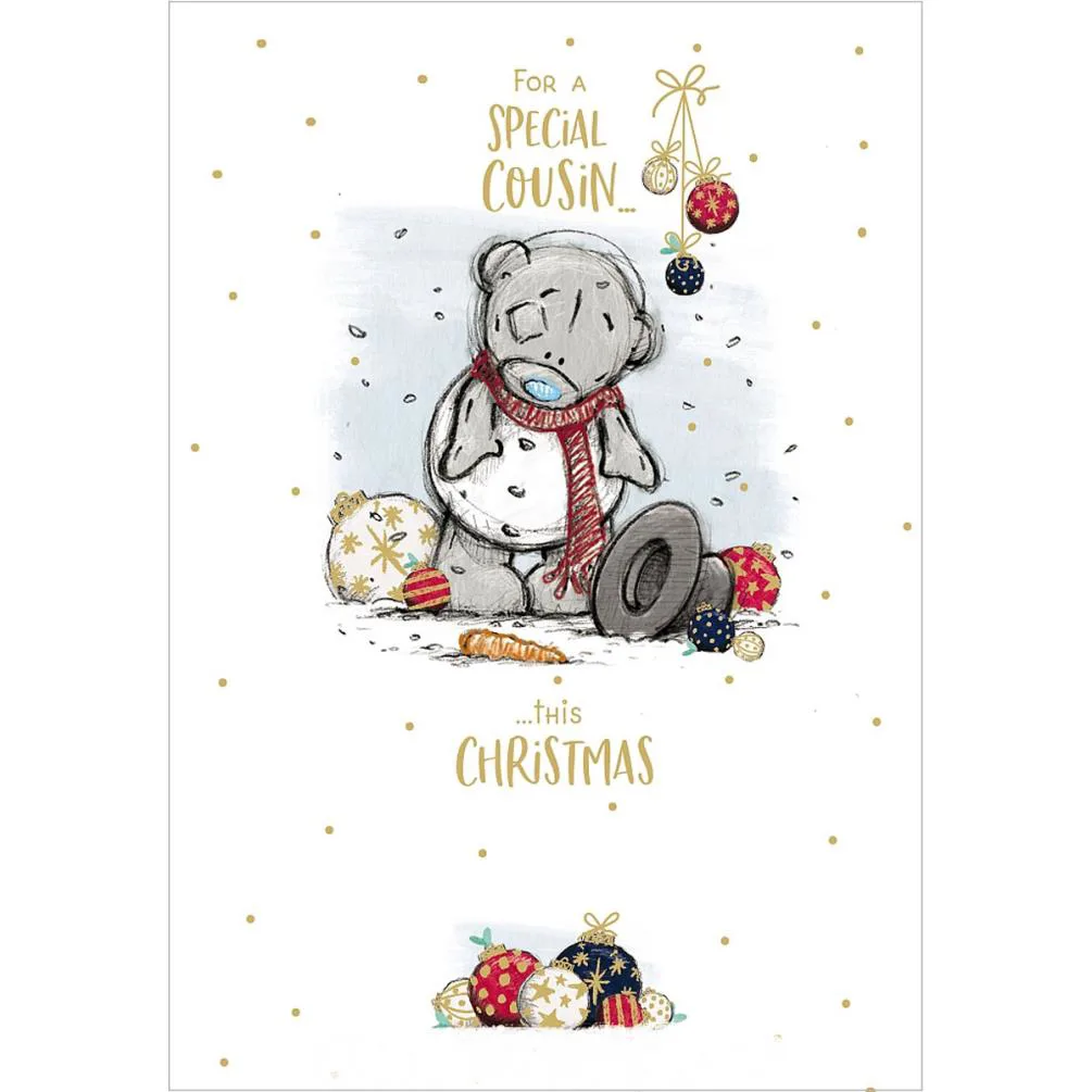 Cousin Bear Sketchbook Me to You Bear Christmas Card £1.79
