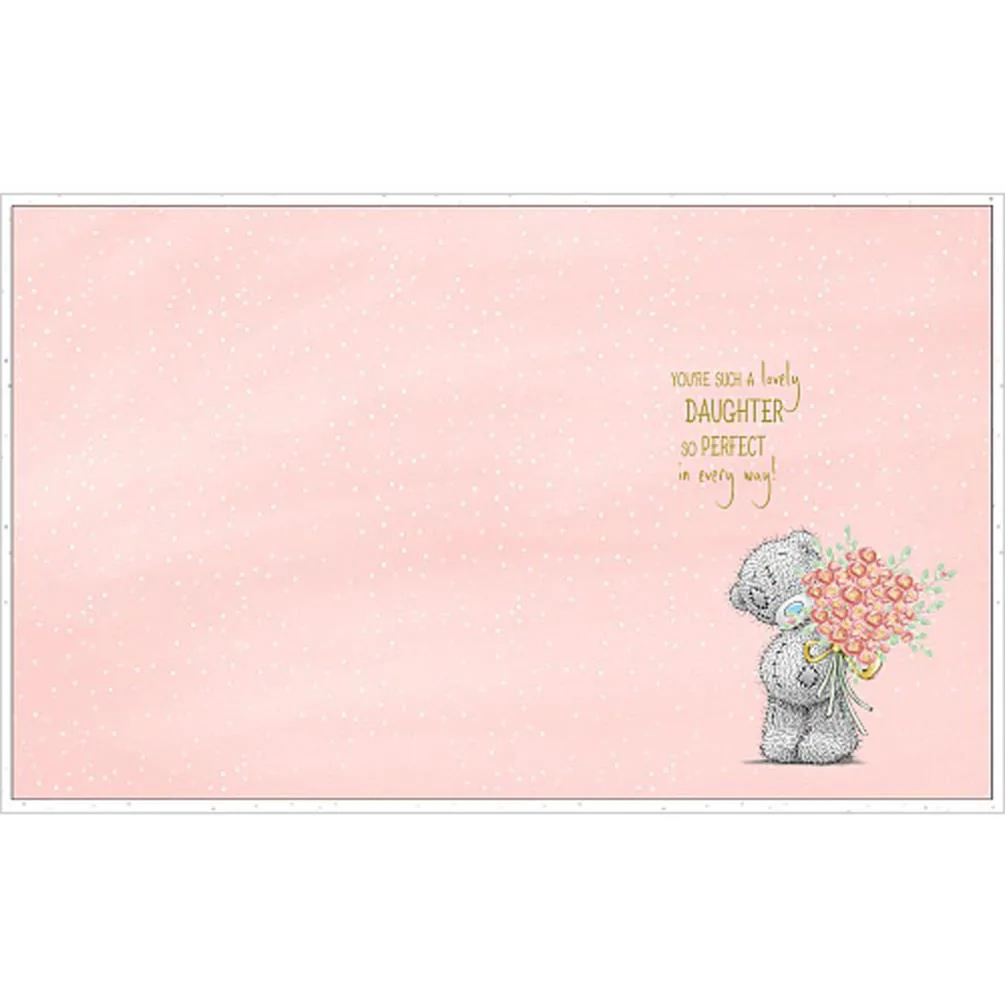 Wonderful Daughter Handmade Me to You Bear Birthday Card Extra Image 1