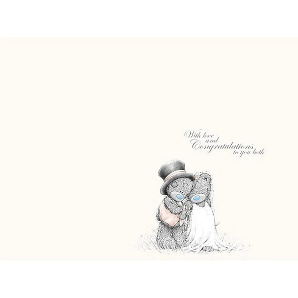 Grandson and New Wife Me to You Bear Wedding Day Card Extra Image 1