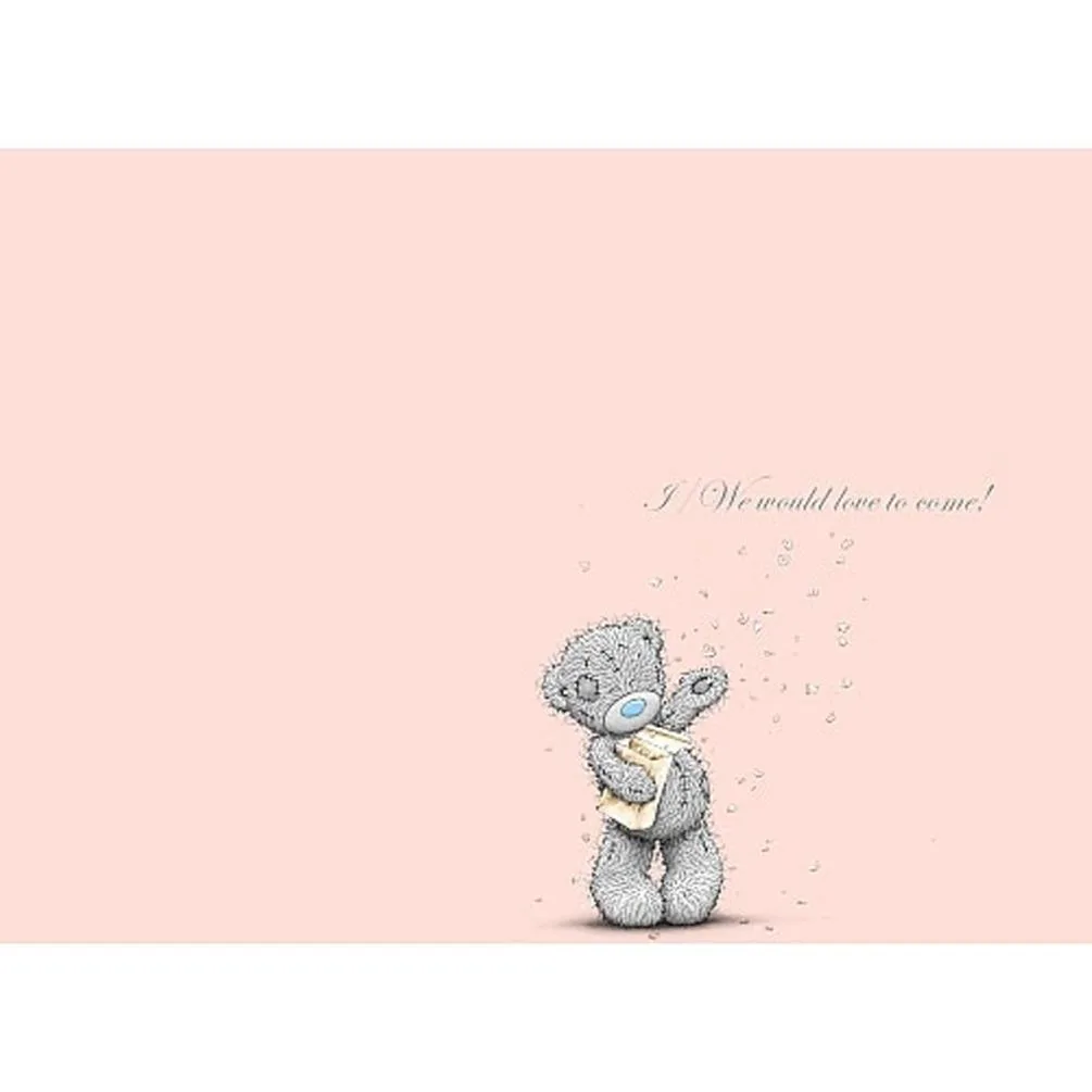 Wedding Invitation Me to You Bear Card Extra Image 1
