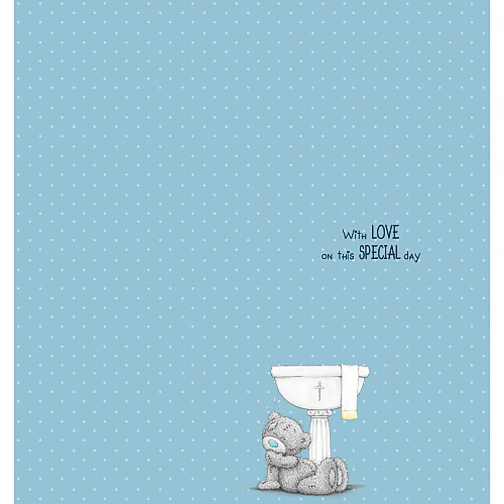 Congratulations on Your Baptism Me to You Bear Card Extra Image 1
