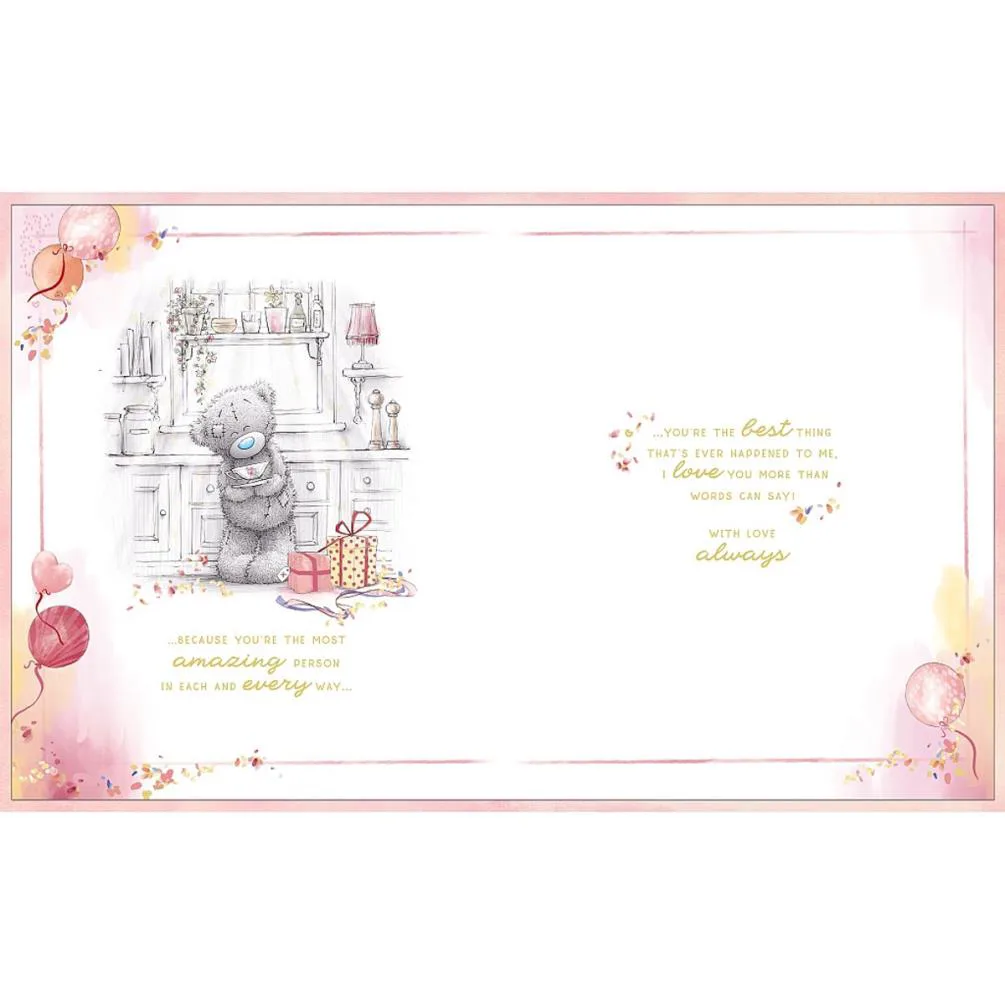 Beautiful Wife Me to You Bear Boxed Birthday Card Extra Image 1