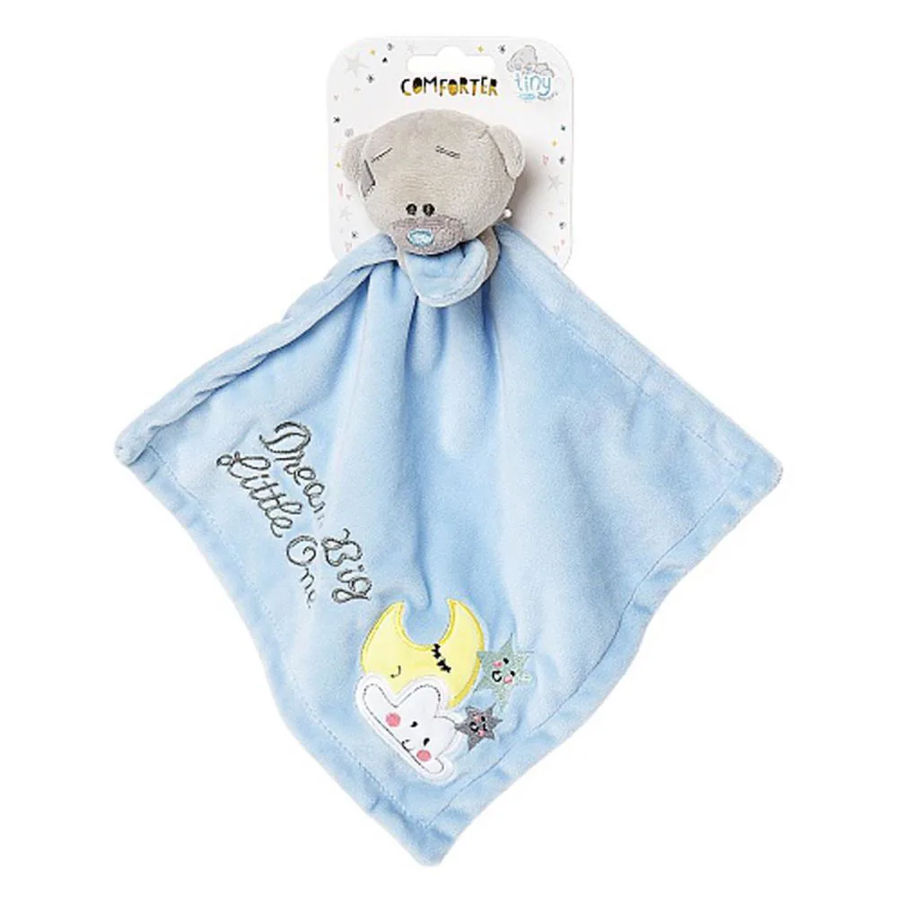 Tiny Tatty Teddy Bear Blue Baby Comforter Extra Image 2