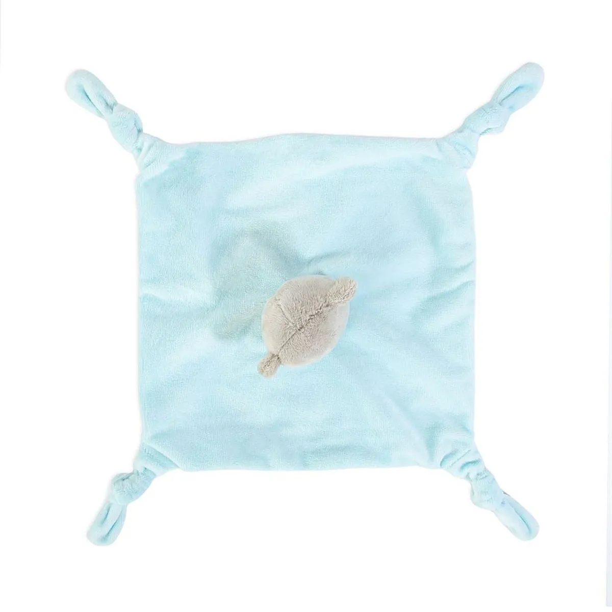 Tiny Tatty Teddy Bear Blue Baby Comforter Extra Image 1