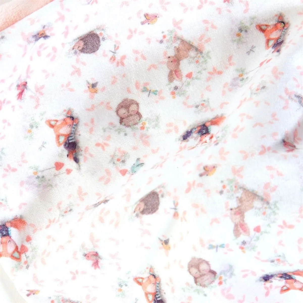 Tiny Tatty Teddy Bear Pink Baby Comforter Extra Image 2