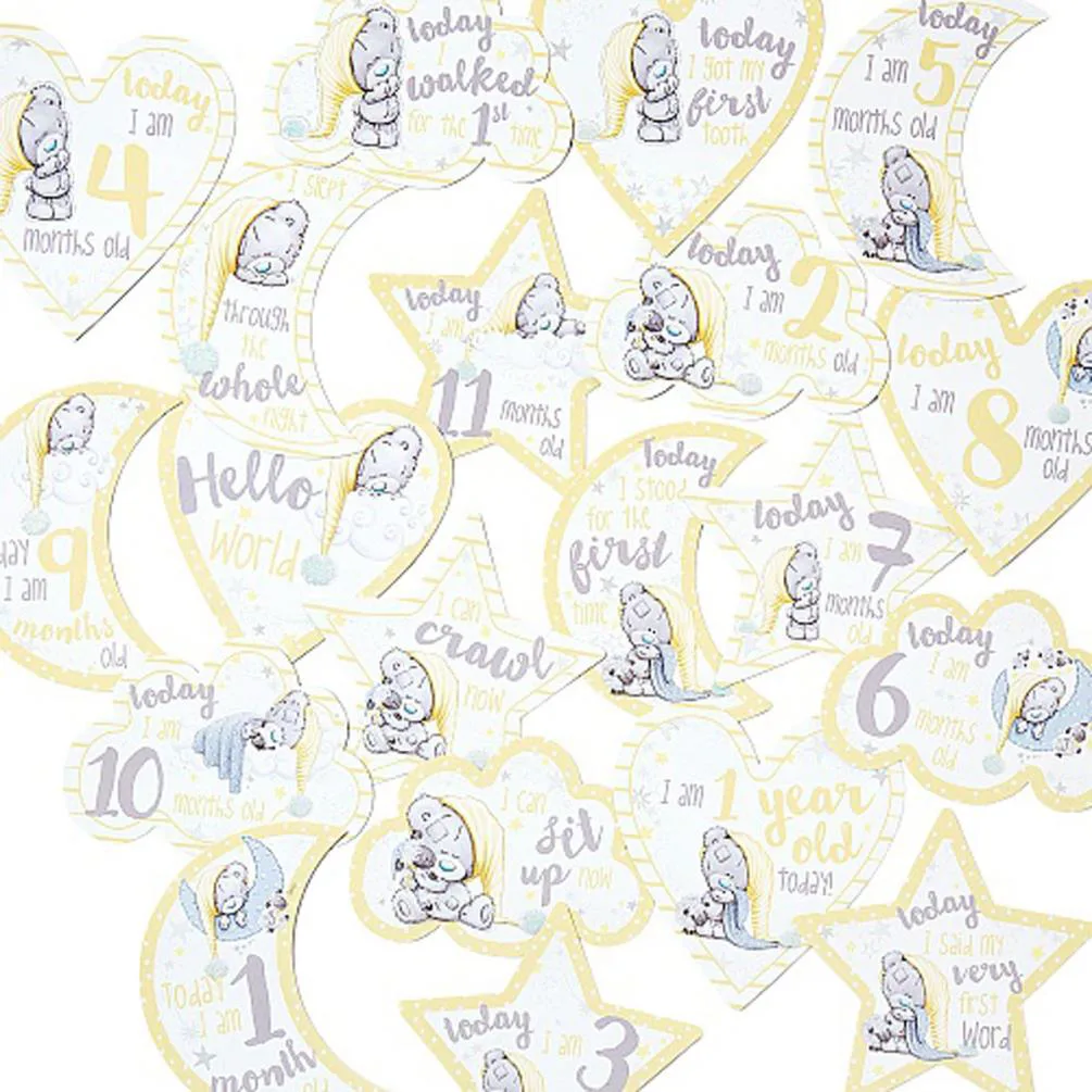 Tiny Tatty Teddy Milestone Baby Grow Stickers Extra Image 1
