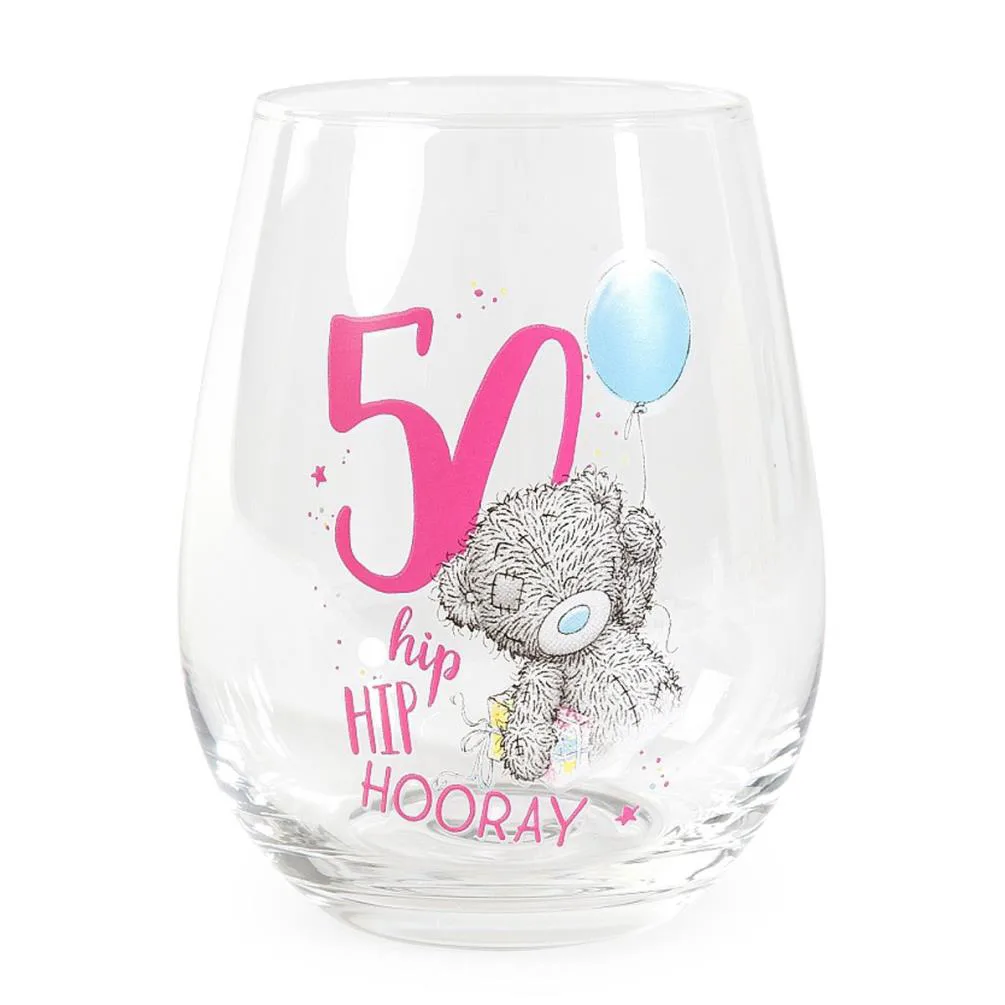 50th Birthday Me to You Bear Boxed Stemless Glass Extra Image 2