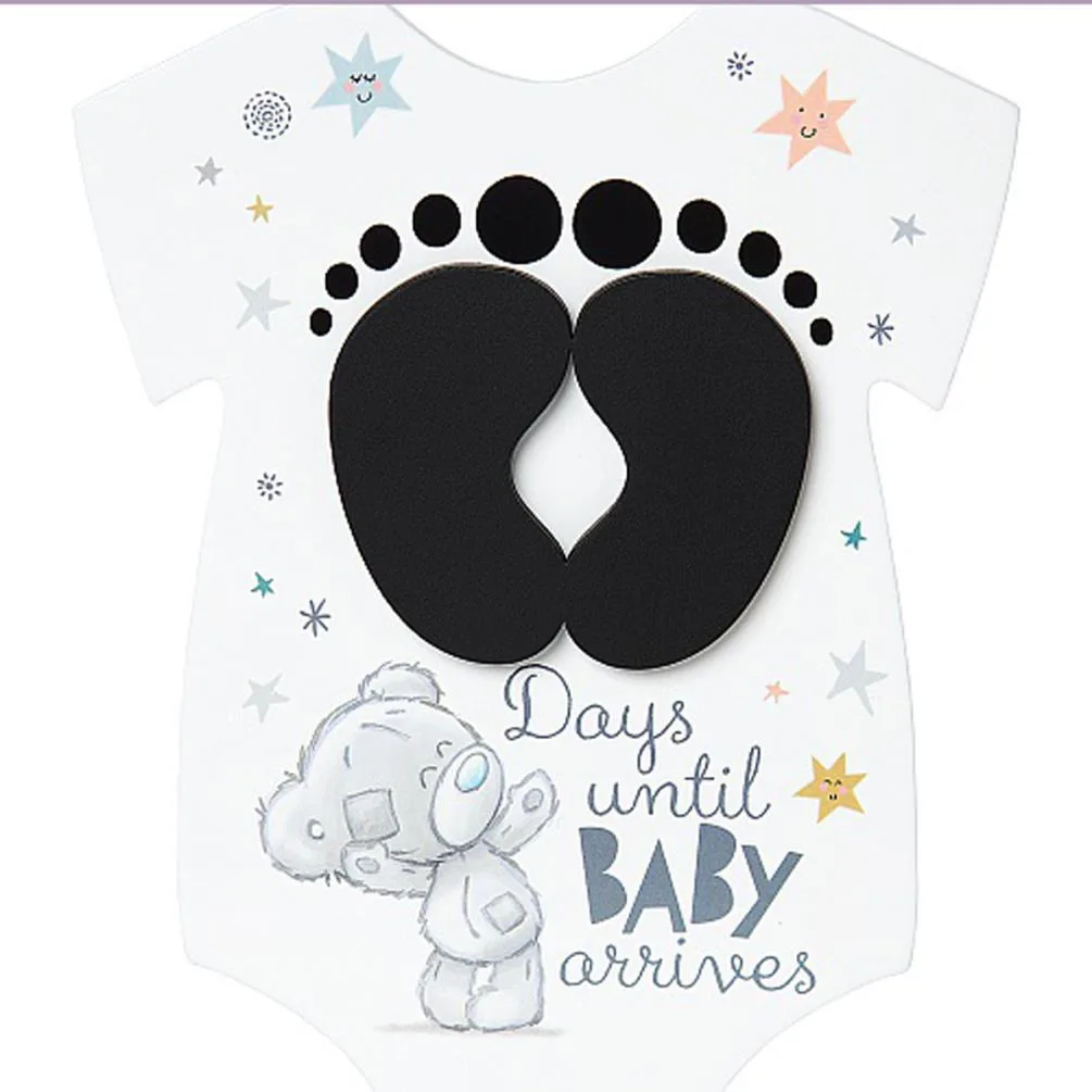 Tiny Tatty Teddy Me to You Bear Baby Countdown Plaque Extra Image 1