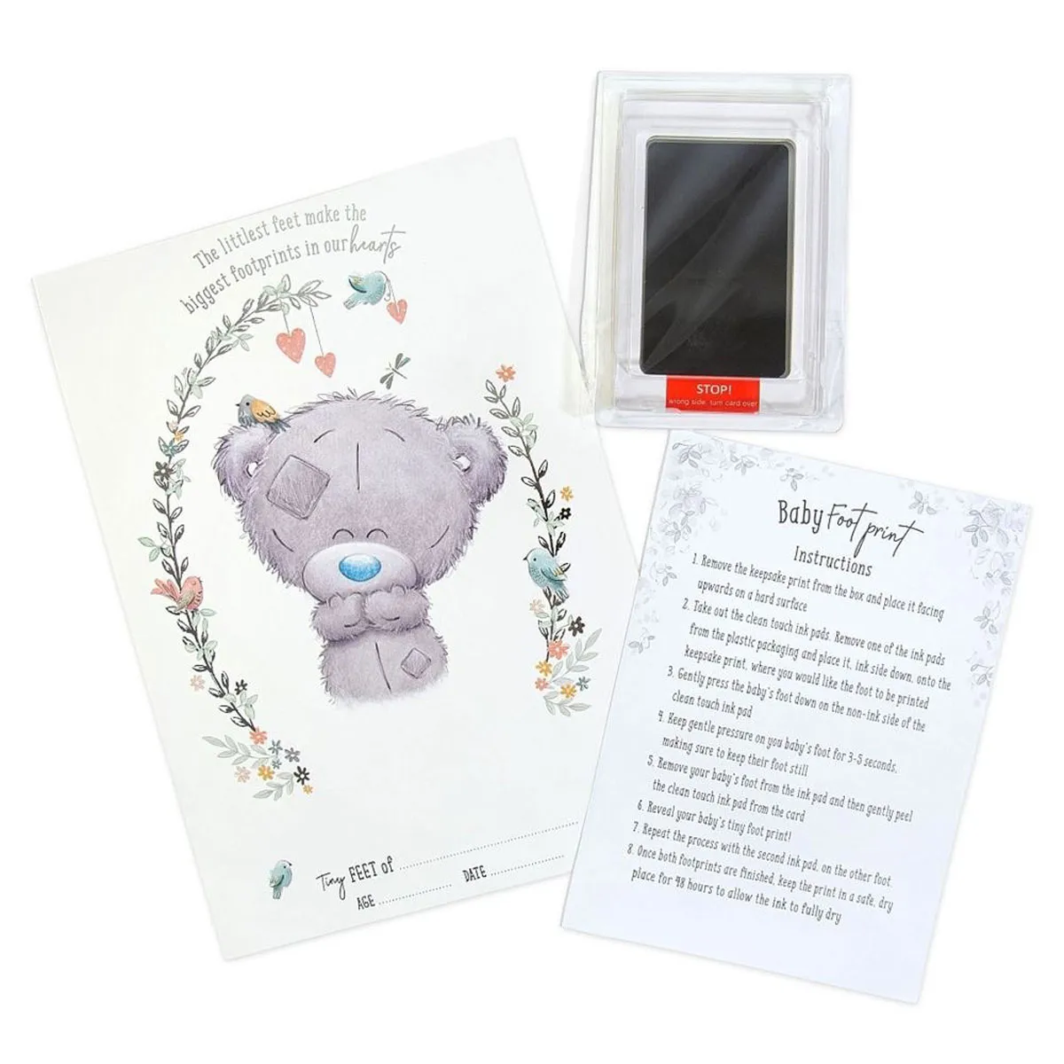 Tiny Tatty Teddy Baby Footprint Keepsake Set Extra Image 2