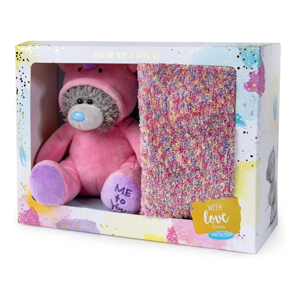 Unicorn Plush & Socks Me to You Bear Gift Set Extra Image 1