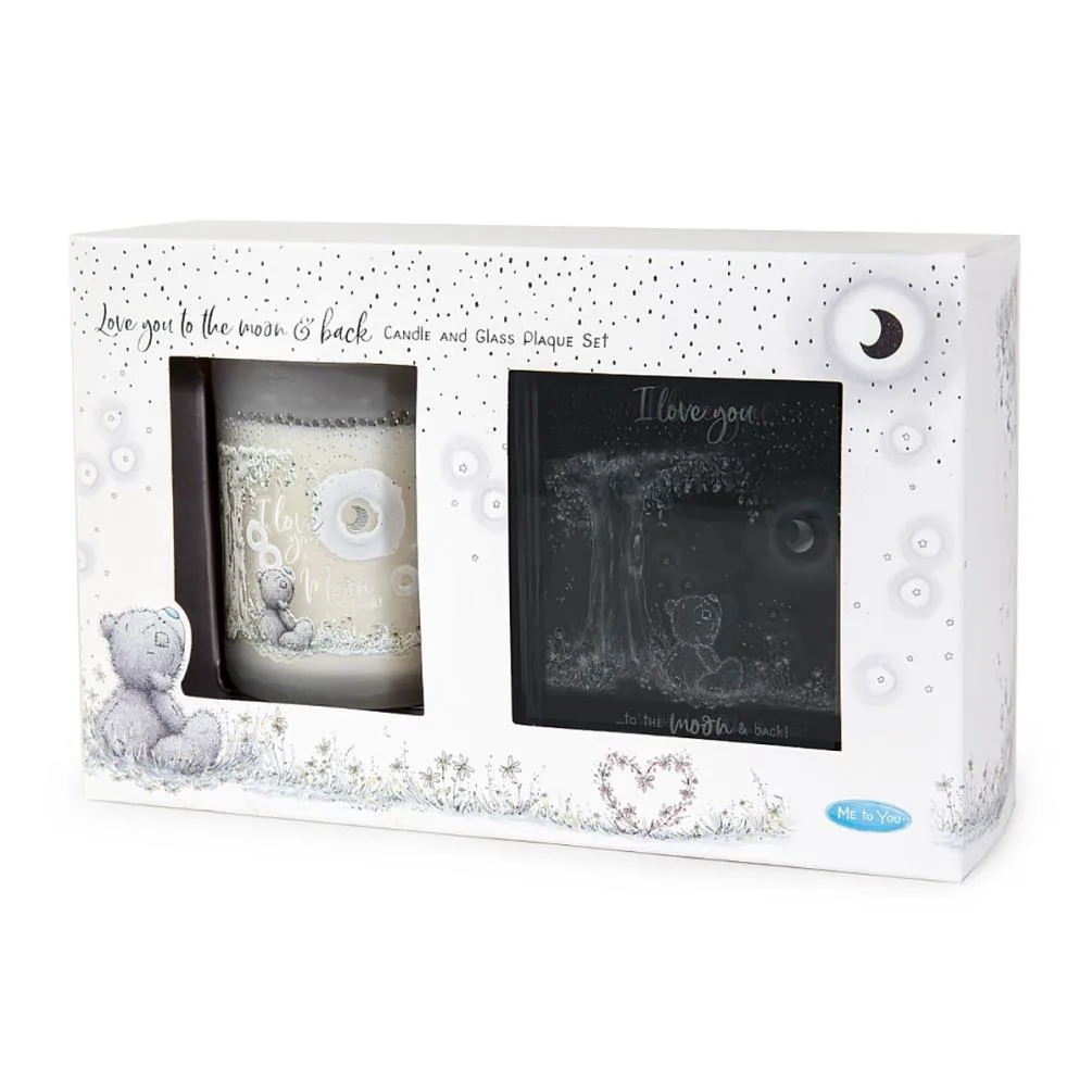 Me to You Candle & Glass Plaque Gift Set Extra Image 1