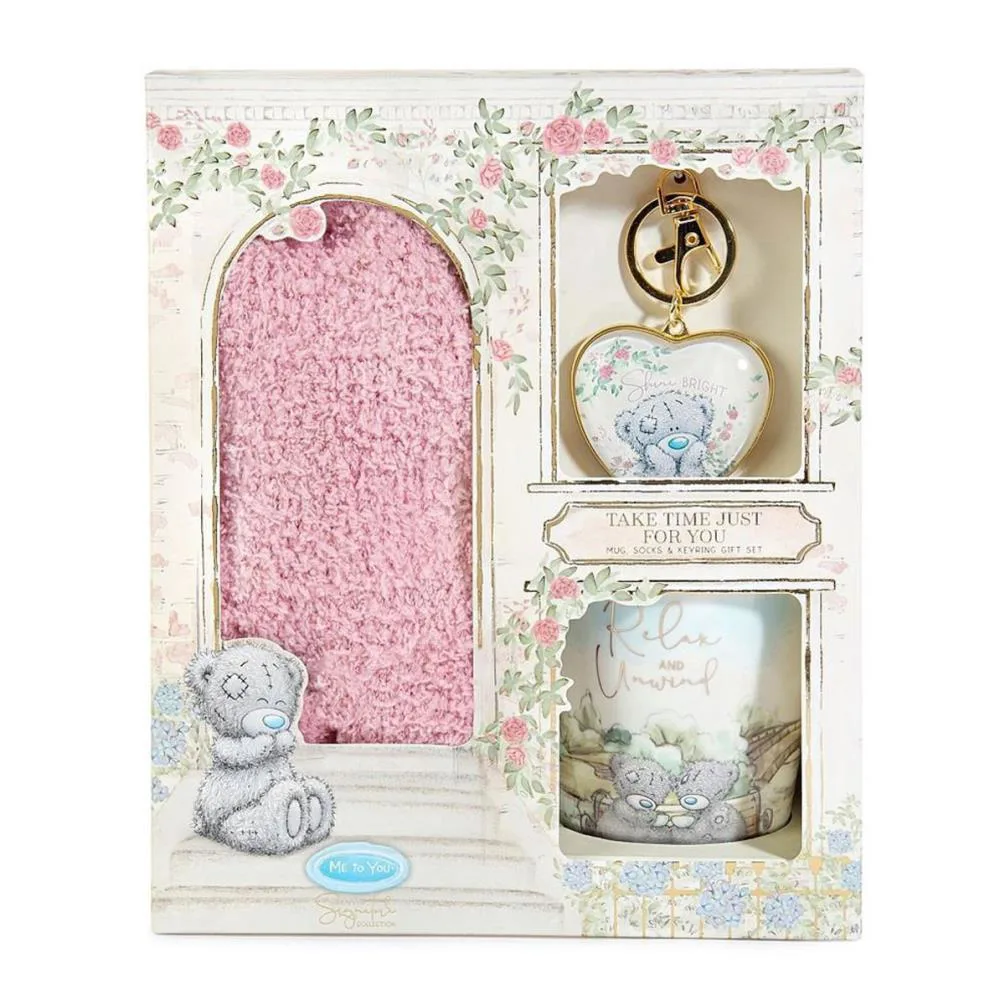 Relax Mug Socks & Keyring Me to You Bear Gift Set Extra Image 1
