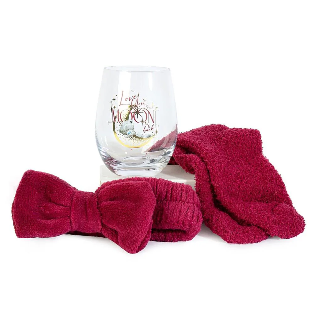 Headband Socks & Stemless Glass Me to You Bear Gift Set Extra Image 2