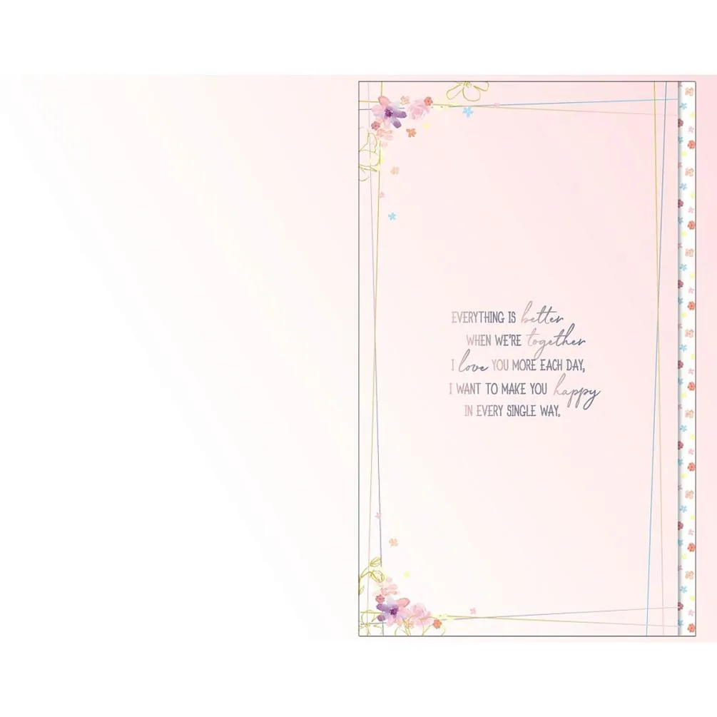 Wonderful Fiancée Luxury Me to You Bear Birthday Card Extra Image 1