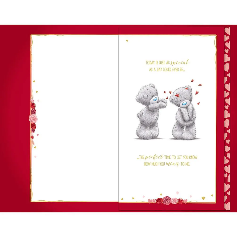 One I Love Handmade Me to You Bear Birthday Card Extra Image 1
