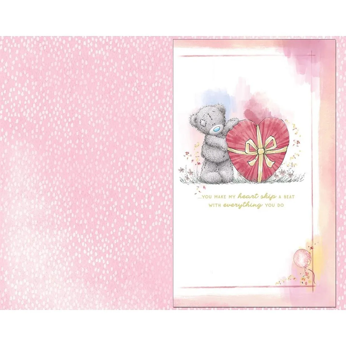 One I Love Me to You Bear Handmade Birthday Card Extra Image 1