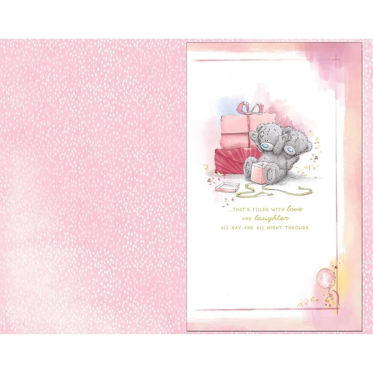 Lovely Fiancee Me to You Bear Handmade Birthday Card Extra Image 1