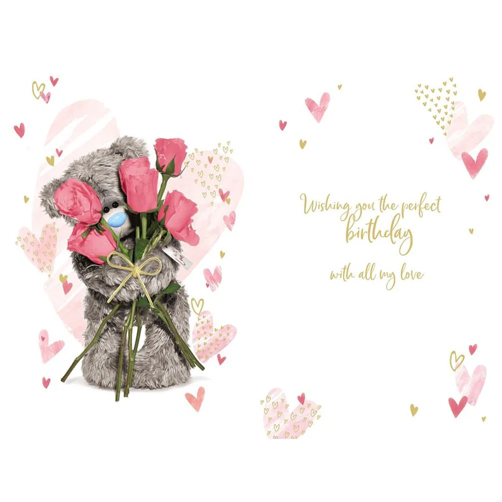 3D Holographic Gorgeous Wife Me to You Bear Birthday Card Extra Image 1