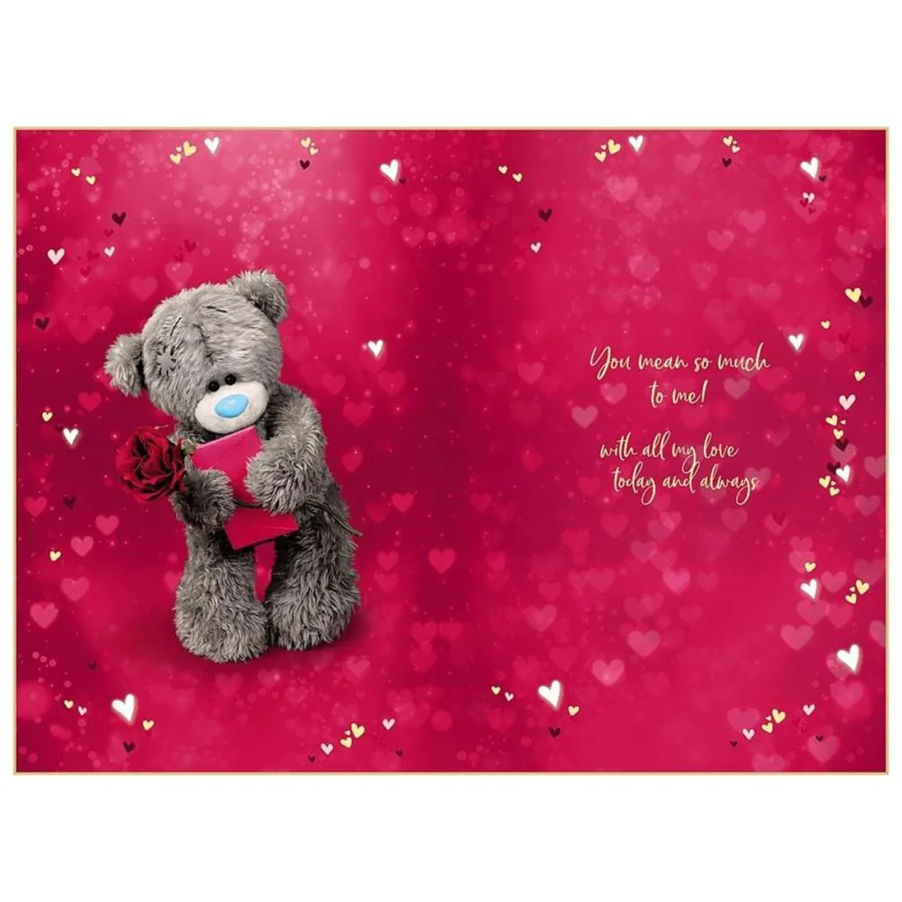 3D Holographic Perfect Wife Anniversary Me to You Bear Card Extra Image 1