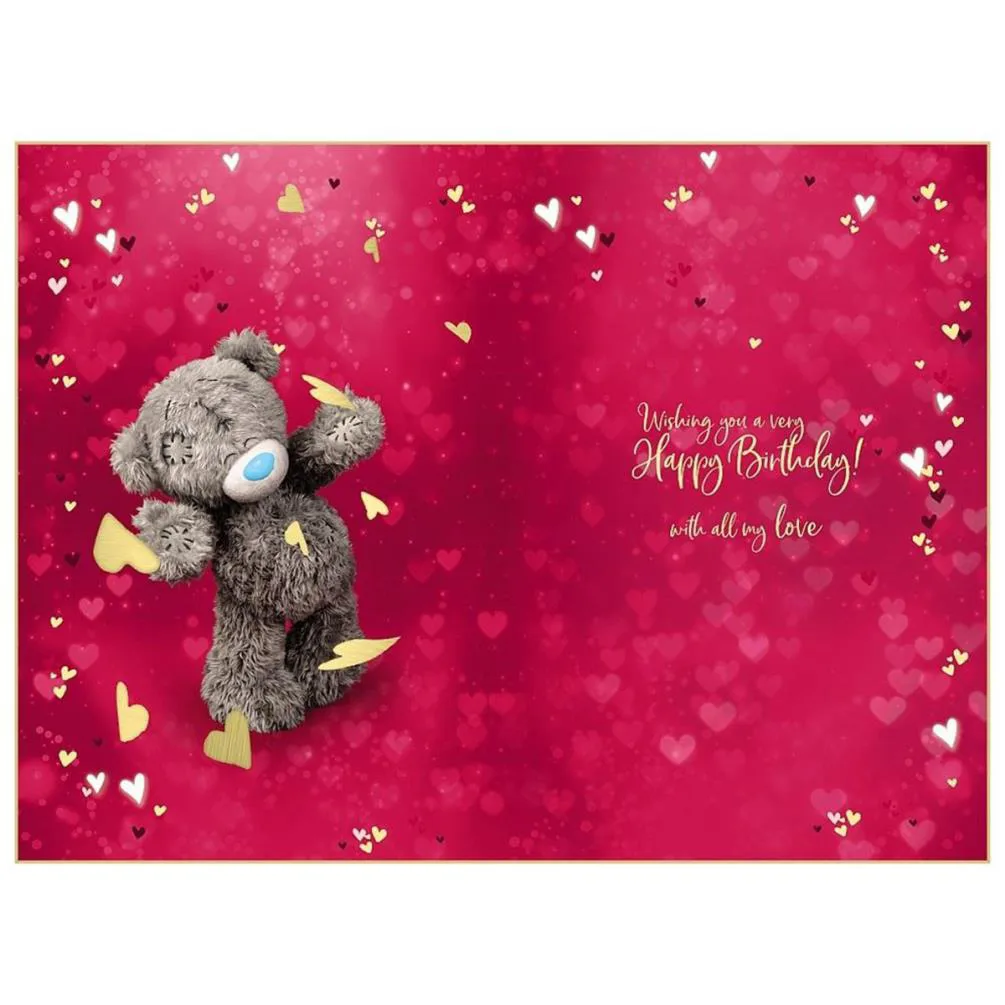3D Holographic Husband Me to You Bear Birthday Card Extra Image 1
