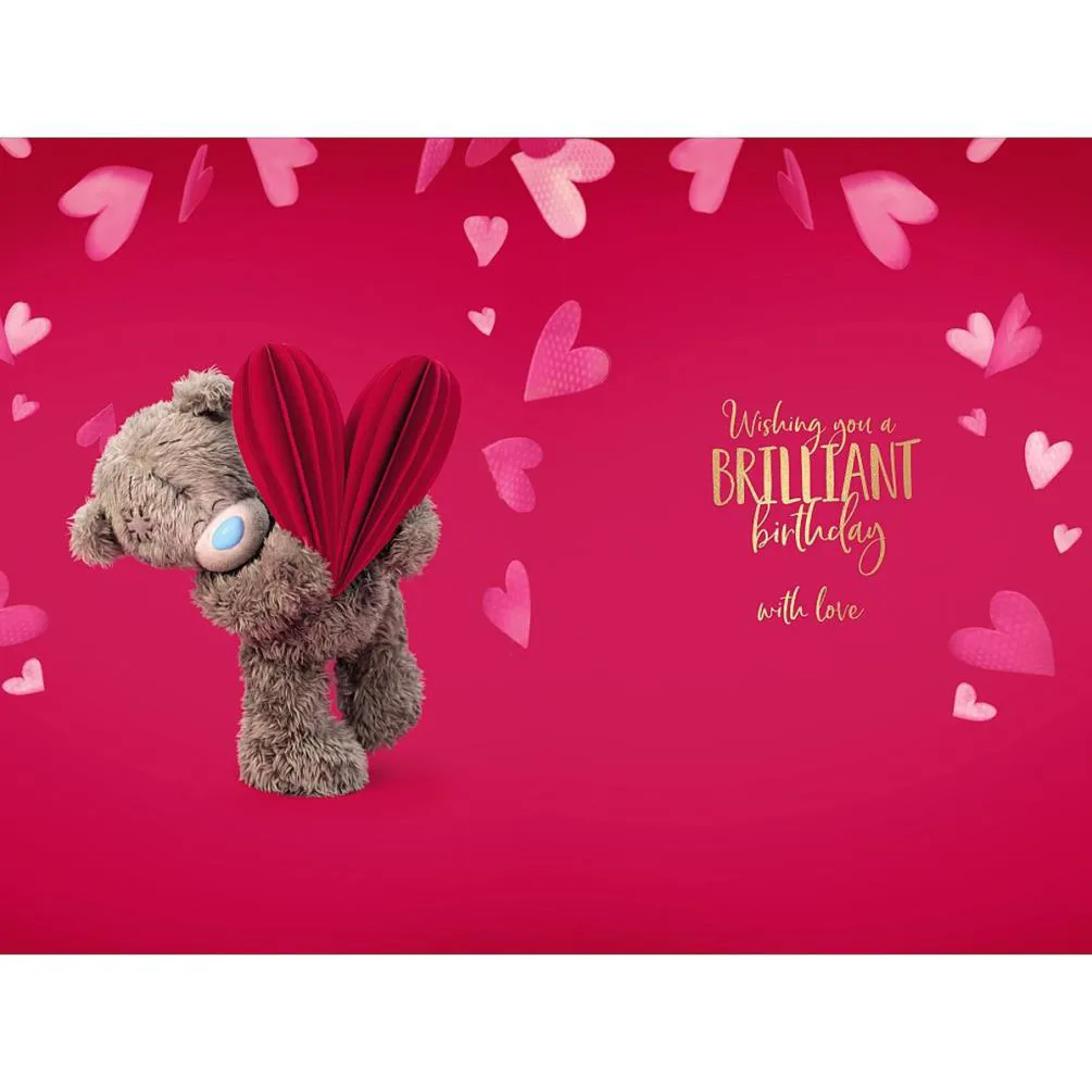 3D Holographic Keepsake Boyfriend Me to You Birthday Card Extra Image 1