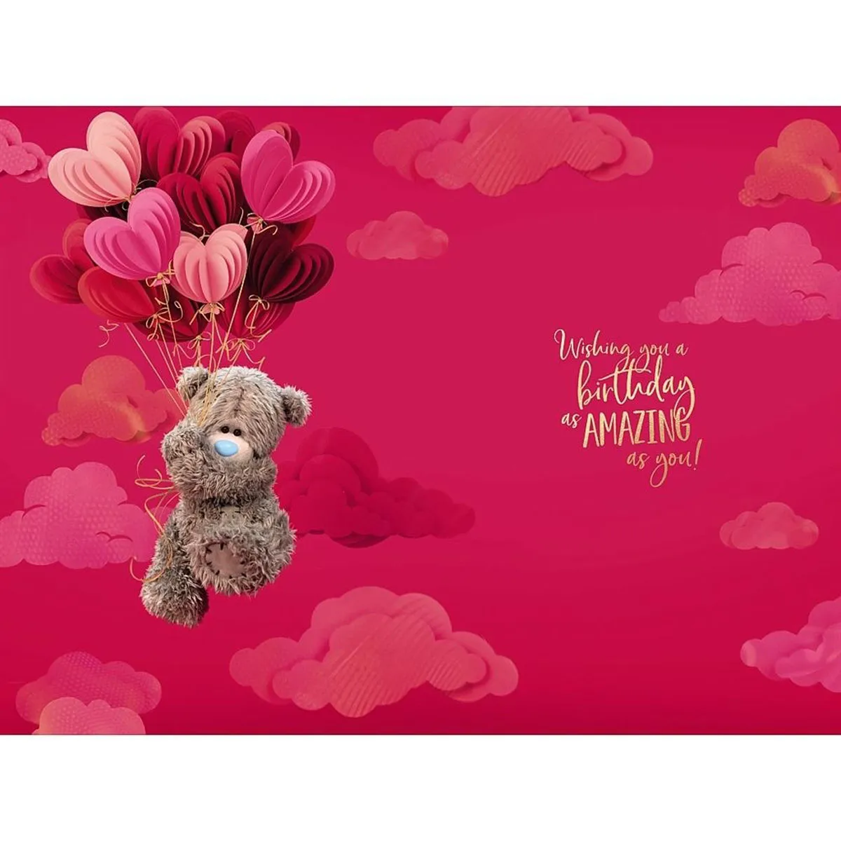 3D Holographic Keepsake Girlfriend Me to You Birthday Card Extra Image 1