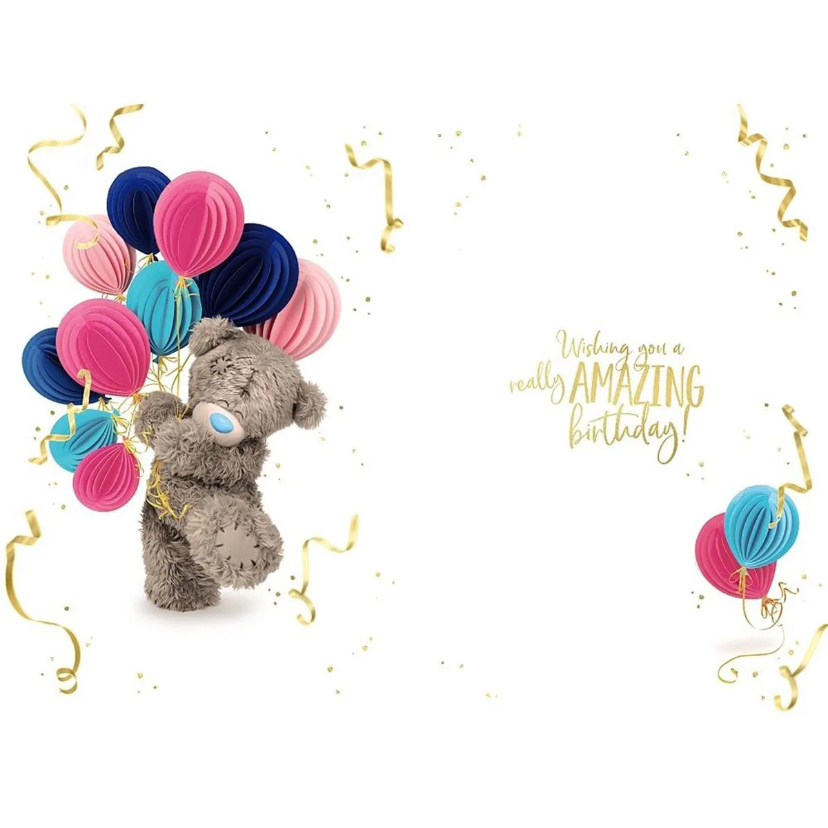 3D Holographic Keepsake Niece Me to You Birthday Card Extra Image 1