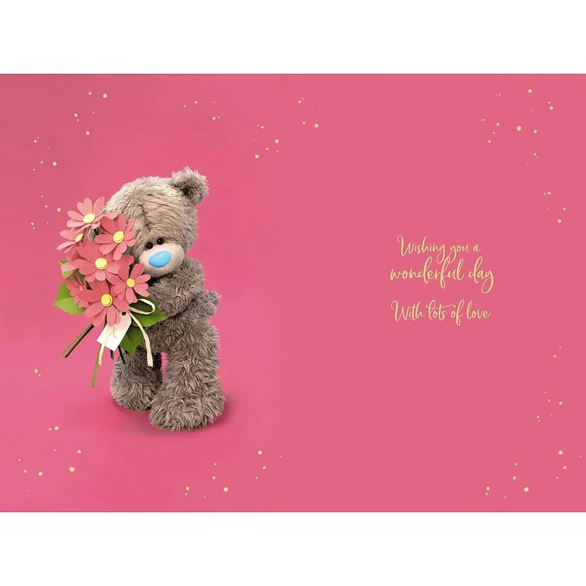 3D Holographic Keepsake Sister Me to You Birthday Card Extra Image 1