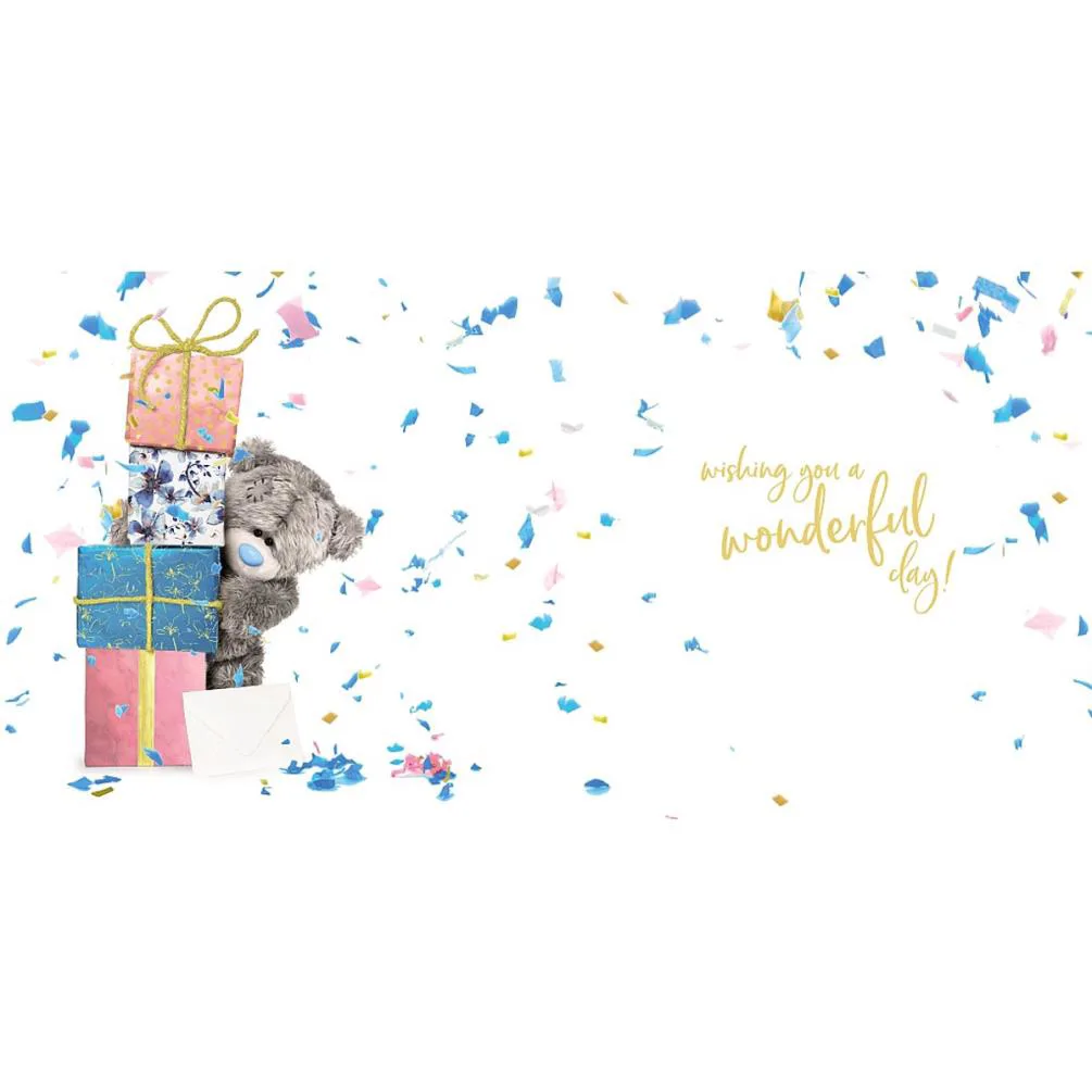 3D Holographic Happiest Birthday Me to You Bear Card Extra Image 1