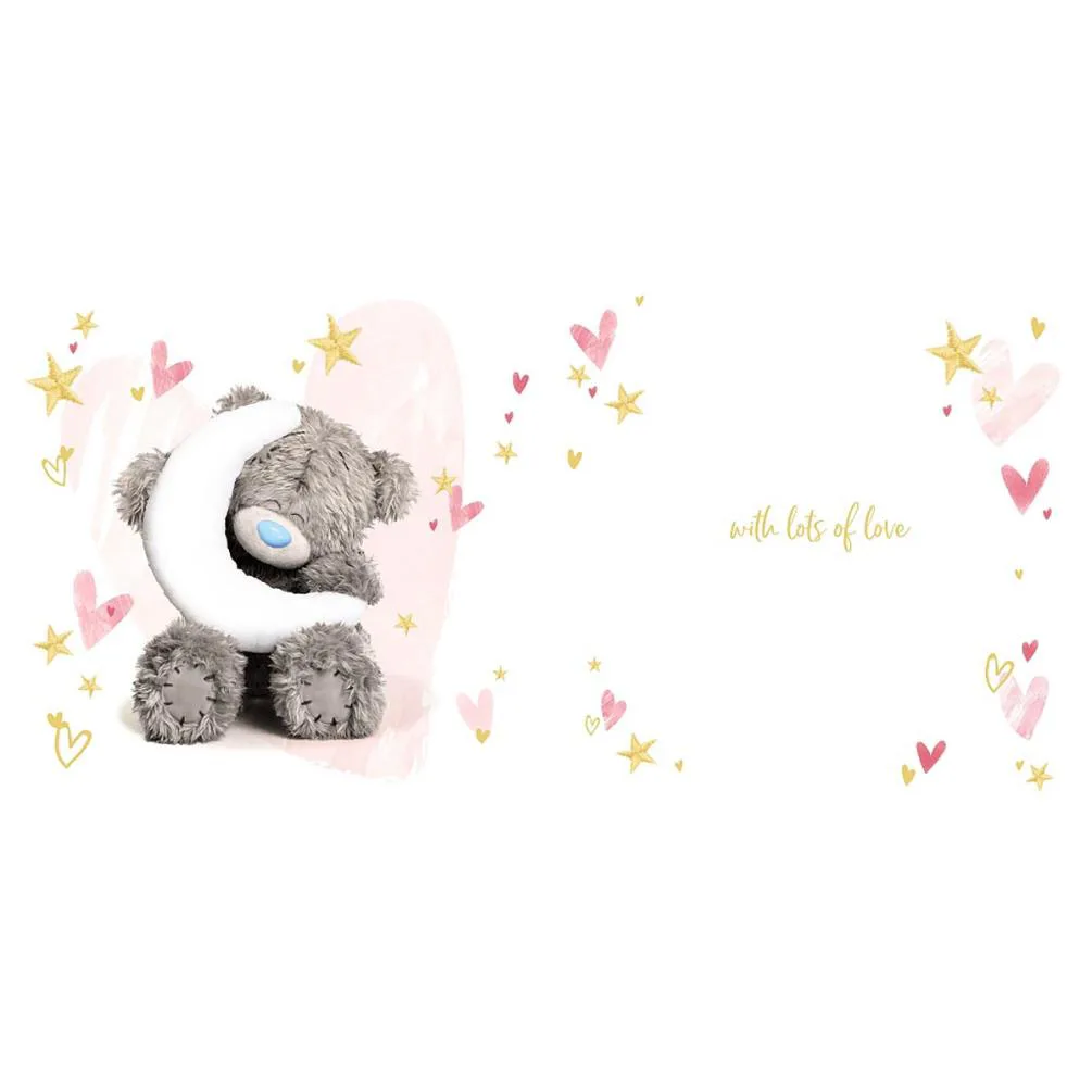 3D Holographic Keepsake Moon & Back Me to You Bear Card Extra Image 1