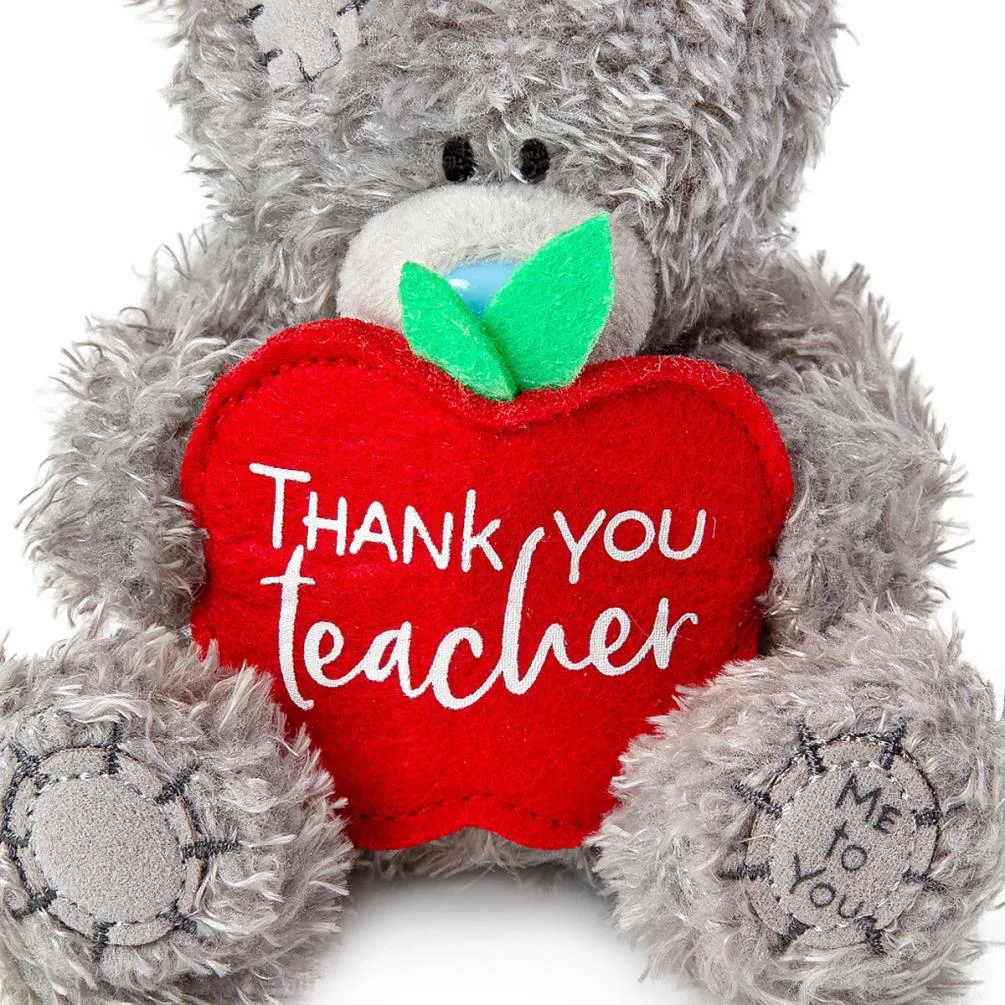4" Thank You Teacher Apple Me To You Bear Extra Image 2