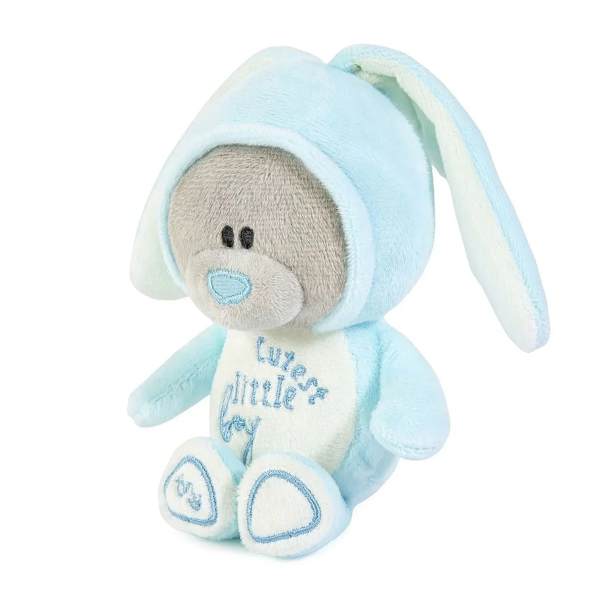 4" Cutest Little Boy Onesie Tiny Tatty Teddy Bear Extra Image 1