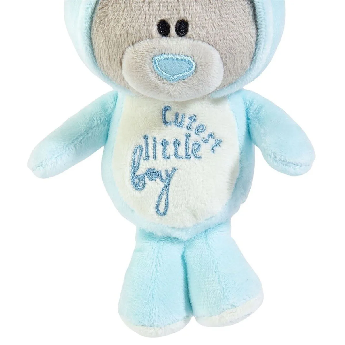 4" Cutest Little Boy Onesie Tiny Tatty Teddy Bear Extra Image 2