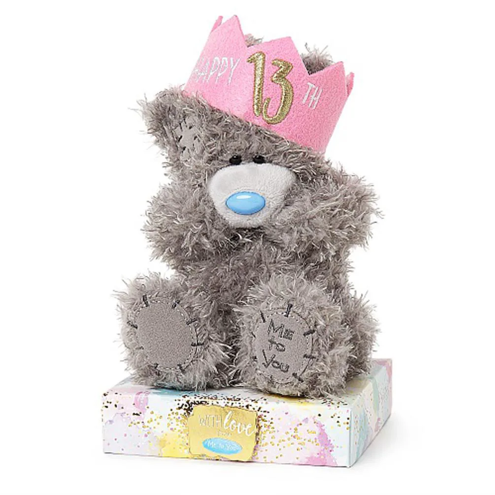 7" 13th Birthday Wearing Hat Me to You Bear Extra Image 1
