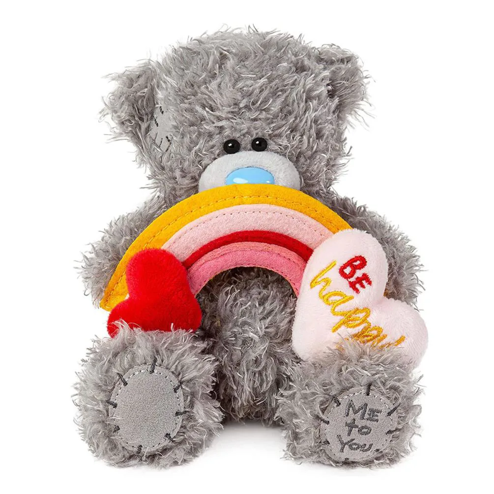 7" Be Happy Rainbow Me to You Bear Extra Image 1