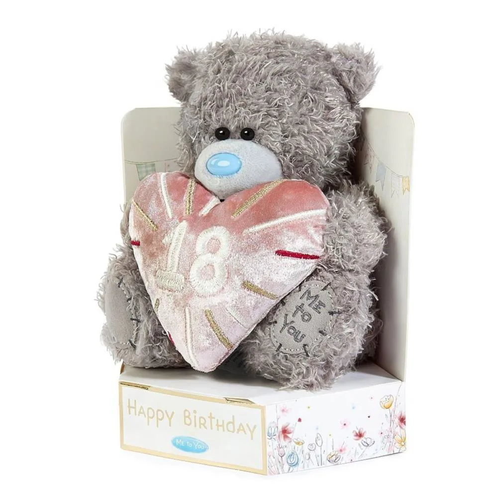 7" 18th Birthday Heart Me to You Bear Extra Image 1